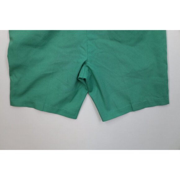 Vintage 70s Streetwear Mens 32 Distressed Above Knee Chino Golf Shorts Green USA - Picture 11 of 12